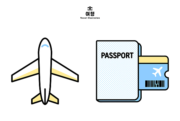 여행 이동 일러스트 비행기 행선지 비행 공항 준비 출발 여권 여행사 체크인 국내일러스트 AI파일 컨셉 항공교통 교통시설 대중교통 상점 파일형식 벡터 교통수단 교통 시설