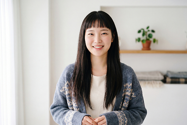 JPG 모델 편집이미지 여자 선반 실내 한명 미소 웃음 일상 편안함 스웨터 의료성형뷰티 편집실사 AI인물포토 AI콘텐츠 1 가구 상의 표정 사람 내부 라이프 감각 CG 파일형식 AI포토 옷 생활용품 생활 오브젝트