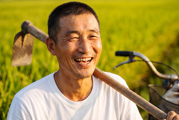 JPG 편집이미지 남자 행복 농업 자연 논 한명 웃음 들기 풍경 일상 여름 농장 농사 작업 농부 의료성형뷰티 편집실사 AI인물포토 AI콘텐츠 직업 1 계절 감정 산업 모션 표정 사람 라이프 CG 생태계 파일형식 AI포토 생활