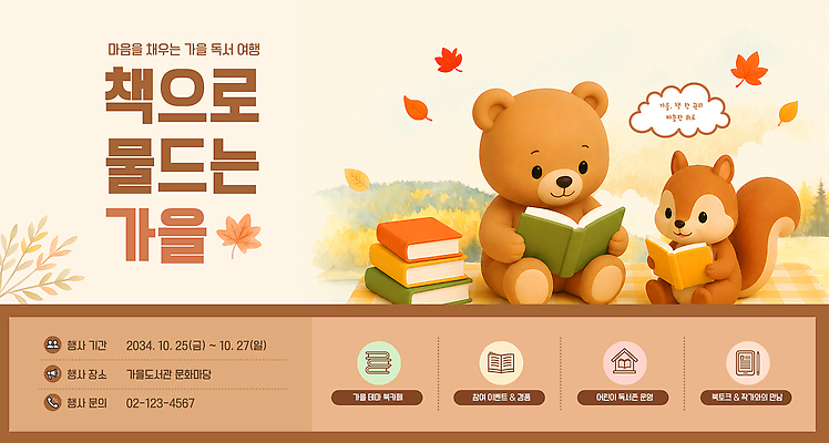 나무 동물 템플릿 교육 단풍 곰 자연 책 친구 독서 가을 읽기 다람쥐 이미지템플릿 AI파일 식물 계절 잎 포유류 관계 모션 설치류 생태계 파일형식 벡터