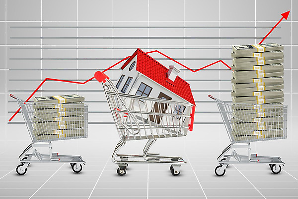 포토 JPG 해외이미지 백그라운드 돈 그래프 주택 사람없음 달러 카트 쇼핑카 성장 구매 돈다발 담기 상승 해외202004 해외포토 컨셉 모션 건물 쇼핑 재산 파일형식