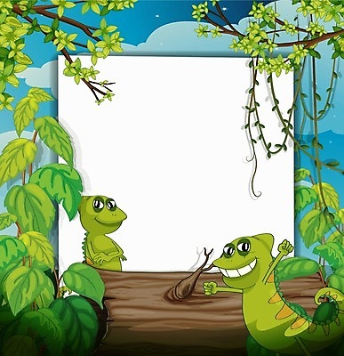 EPS 해외이미지 나무 식물 동물 구름 행복 야생동물 일러스트 포유류 파충류 자연 하늘 생물 건조 동물원 그림자 미소 풍경 목재 그래픽 초록색 파란색 컬러풀 흰색 메시지 숲 위험 만화 그림 도마뱀 육식동물 장면 수목 카멜레온 해외202004 해외일러스트 자연요소 감정 컬러 컨셉 재료 표정 생태계 파일형식 벡터