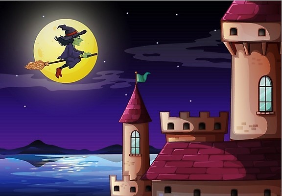 EPS 해외이미지 전통 여자 문화 호수 바다 일러스트 하늘 사람 건물 그래픽 강 노란색 믿음 힘 궁전 마술사 달 원형 야간 저녁 위험 빗자루 맨션 그림 마녀 신화 마법 여의주 옛날 힘찬 못생김 해외202004 해외일러스트 자연요소 도형 건축물 감정 컬러 컨셉 고건축 주택 마술 밤 청소도구 파일형식 벡터