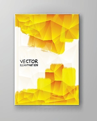 EPS 해외이미지 템플릿 디자인 배너 포스터 종이 벽 백그라운드 일러스트 벽지 수채화 미술 사람없음 그래픽 장식 노란색 페인트 얼룩 그림 캔버스 페이지 엘리먼트 해외202004 해외일러스트 컬러 문화예술 파일형식 벡터