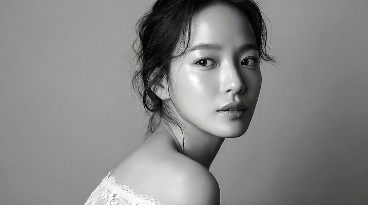 JPG 모델 편집이미지 시선 여자 감정 얼굴 포즈 흑백 의료성형뷰티 편집실사 AI인물포토 AI콘텐츠 촬영기법 사람 신체부위 CG 파일형식 AI포토