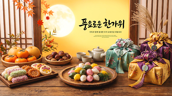 PSD 편집이미지 전통 명절 문화 음식 과일 떡 한국 추석 식사 송편 한과 풍요 이미지편집 기념일 아시아 컨셉 디저트 전통음식 파일형식 나라 이벤트