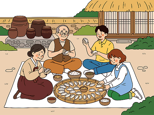 전통 할아버지 노년 문화 여유 음식 일러스트 재료 가족 디저트 함께함 야외 부모 추석 시골 도움 송편 국내일러스트 AI파일 명절 남자 감정 컨셉 관계 떡 성인 파일형식 벡터 기념일 사람 이벤트