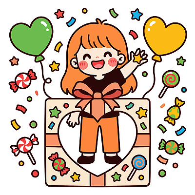 기념일 행복 어린이 일러스트 놀이 사탕 선물 웃음 이벤트 장식 장난감 파티 손들기 축제 하트 축하 생일 즐거움 풍선 색종이 국내일러스트 AI파일 모양 감정 종이 컨셉 모션 디저트 표정 사람 파일형식 벡터 음식