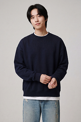 JPG 모델 편집이미지 옷 패션 남자 포즈 스튜디오 표정 청바지 스웨터 의료성형뷰티 스타일 편집실사 AI인물포토 AI콘텐츠 상의 바지 사람 CG 파일형식 AI포토 하의