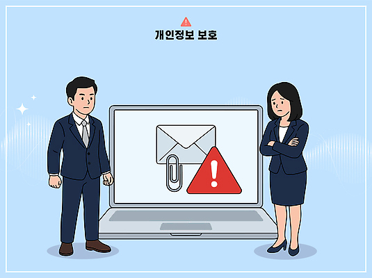 기호 여자 남자 일러스트 기술 관리 경고 안전 컴퓨터 스크린 정보 이메일 보호 사이버 보안 문제 개인정보 정보보호 국내일러스트 AI파일 문자 컨셉 사람 전자제품 파일형식 벡터