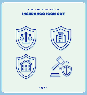 디자인 일러스트 주택 저울 빌딩 금융 세트 그림 법 의사봉 방패 보험 엘리먼트 국내일러스트 AI파일 건물 경제 파일형식 벡터 건축물 건축