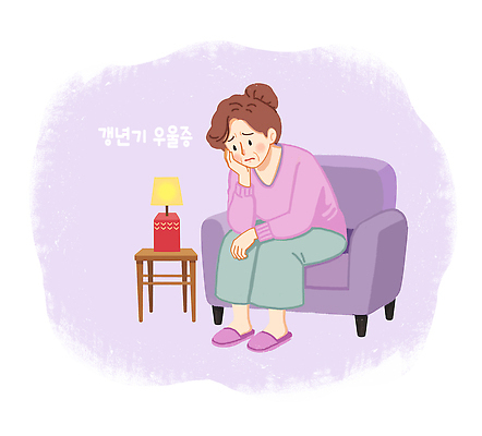 PSD 여자 감정 중년 생각 일러스트 조명 주택 표정 소파 머리 마음 편안함 불안 고민 갱년기 우울감 우울증 혼자 국내일러스트 의자 사람 성인 건물 신체부위 감각 질병 증상 파일형식 건축물 가구 의학 건축 생활용품 오브젝트