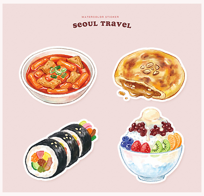음식 디저트 분식 겨울간식 빙수 파일형식 호떡 팥빙수 여행 떡볶이 김밥 요리 한식 일러스트 PSD 엘리먼트