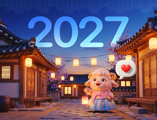 PSD 편집이미지 전통 문화 조명 거리 풍경 장식 귀여움 마을 양 오브젝트 양캐릭터 2027년 이미지편집 정미년 동물캐릭터 컨셉 포유류 연도 파일형식 동물 캐릭터