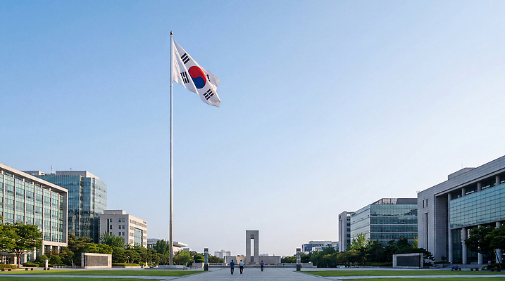 JPG 편집이미지 하늘 거리 한국 풍경 여러명 건물 도시 국기 태극기 광장 광복절 대로 의료성형뷰티 편집실사 AI포토 AI콘텐츠 건축물 아시아 다수 사람 공휴일 국경일 CG 파일형식 기념일 건축 나라 이벤트