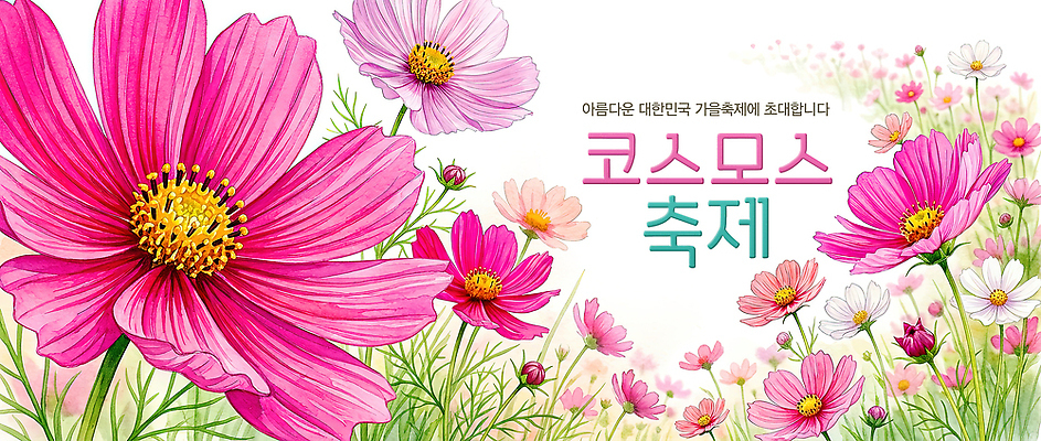 PSD 편집이미지 꽃 자연 이벤트 축제 즐거움 코스모스 만개 코스모스축제 이미지편집 식물 감정 생태계 꽃축제 파일형식