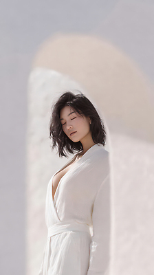 JPG 모델 편집이미지 여자 포즈 사람 여름 햇빛 분위기 모던 조용 의료성형뷰티 스타일 미니멀 편집실사 AI인물포토 AI콘텐츠 계절 컨셉 빛 CG 파일형식 AI포토