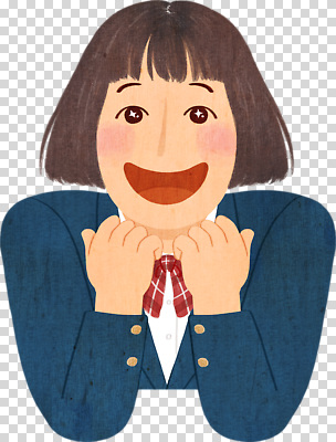편집이미지 학생 손 여자 행복 교복 백그라운드 표정 미소 일상 기쁨 양손 즐거움 그림 학창시절 PNG 옷 감정 사람 라이프 신체부위 파일형식 생활