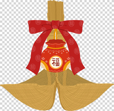 전통 기념일 컬러 실내 청소도구 파일형식 대걸레 장식 리본 빨간색 명절 새해 기도 상징 주머니 집안 청소 문화 편집이미지 PNG