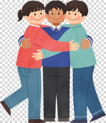 편집이미지 행복 감정 포옹 사랑 웃음 친구 우정 만남 그룹 즐거움 다문화 PNG 소통 컨셉 관계 안기 표정 사회이슈 파일형식 모션
