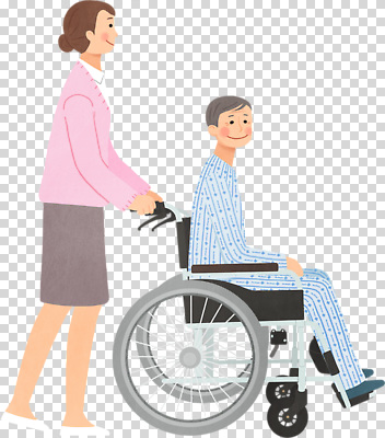 편집이미지 노년 이동 건강 병원 웃음 일상 치료 환자 간호사 도움 복도 간호 휠체어 PNG 돌봄 재활 컨셉 의학 모션 표정 성인 라이프 의료진 파일형식 직업 사람 생활