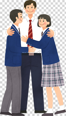 편집이미지 캐릭터 학생 감정 교실 학교 관계 포옹 함께함 교사 운동장 즐거움 PNG 소통 직업 교육 컨셉 스포츠시설 안기 공간 파일형식 스포츠 모션 시설