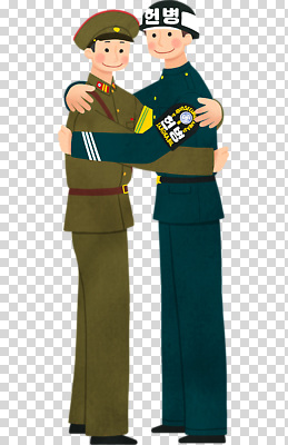 편집이미지 남자 관계 포옹 협력 군대 사랑 초록색 파란색 친구 군인 동료 군복 PNG 유대감 직업 감정 컬러 유니폼 안기 사람 국군 파일형식 옷 모션