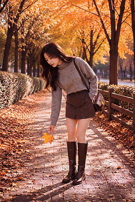 JPG 편집이미지 공원 여자 패션 길 자연 단풍나무 나뭇잎 풍경 일상 빛 걷기 가을 숲 의료성형뷰티 편집실사 AI인물포토 AI콘텐츠 나무 계절 공공시설 단풍 잎 모션 사람 라이프 CG 생태계 파일형식 AI포토 식물 생활 시설