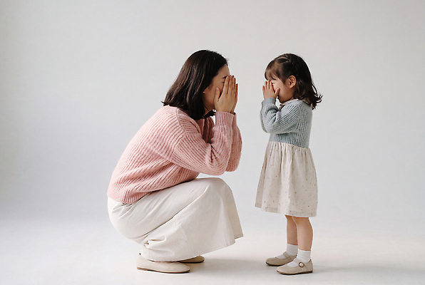 JPG 편집이미지 여자 딸 어린이 가족 놀이 모녀 엄마 사랑 웃음 의료성형뷰티 편집실사 AI인물포토 AI콘텐츠 감정 관계 표정 사람 CG 파일형식 AI포토