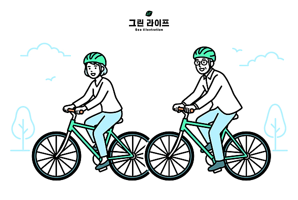 나무 여자 남자 도로 일러스트 하늘 건강 일상 여름 친구 운동 자전거 승차 즐거움 외출 나란히 국내일러스트 AI파일 식물 계절 감정 길 관계 교통시설 모션 사람 라이프 바이크 파일형식 벡터 육상교통 교통 생활 시설 교통수단