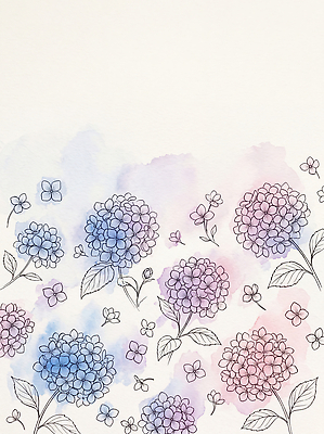 JPG 디자인 꽃 예술 분홍색 백그라운드 꽃밭 일러스트 자연 수채화 파란색 그림 국내일러스트 AI일러스트 AI콘텐츠 식물 컬러 생태계 파일형식