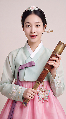 JPG 편집이미지 전통 디자인 여자 기념일 문화 한국 미소 장식 한복 의료성형뷰티 편집실사 AI인물포토 AI콘텐츠 한국전통 아시아 표정 사람 이벤트 전통의상 CG 파일형식 AI포토 나라