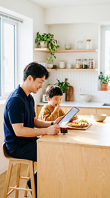JPG 편집이미지 남자 행복 어린이 가족 디저트 주택 대화 일상 학습 부모 태블릿 주방 식사 육아 재택근무 의료성형뷰티 편집실사 AI인물포토 AI콘텐츠 교육 감정 음식 비즈니스 관계 말하기 사람 건물 라이프 전자제품 스마트기기 CG 파일형식 AI포토 건축물 모션 생활 건축