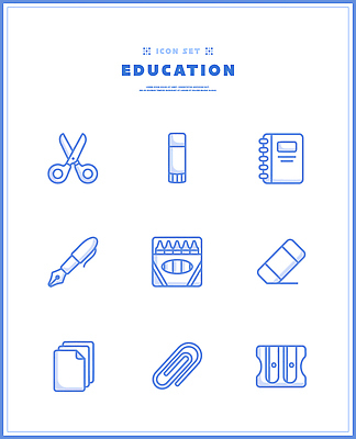 학생 디자인 교육 종이 일러스트 가위 학습 만년필 사무용품 공책 도구 지우개 크레파스 클립 연필깎이 국내일러스트 AI파일 문구용품 학용품 펜 파일형식 벡터 필기구 오브젝트
