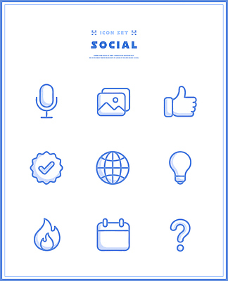 디자인 일러스트 전구 불꽃 세트 달력 물음표 마이크 체크 이미지 소셜미디어 좋음 국내일러스트 AI파일 기호 음향기기 컨셉 불 파일형식 벡터 자연요소 문자 전자제품