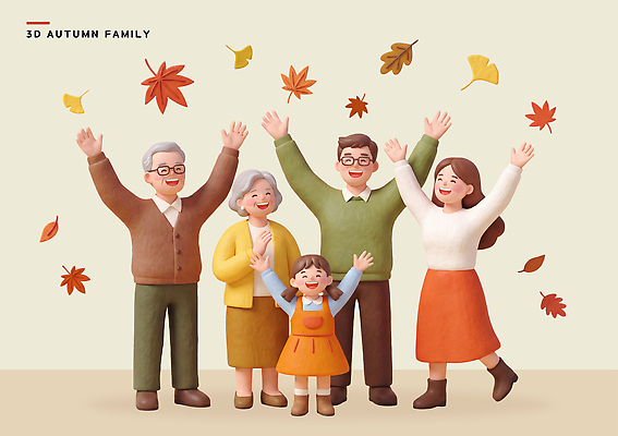 PSD 편집이미지 손 행복 어린이 단풍 가족 나뭇잎 기념 함께함 웃음 기쁨 축하 즐거움 세대 친목 가을소풍 편집3D 감정 컨셉 잎 관계 표정 사람 신체부위 소풍 3D 가을 파일형식 식물 계절 야외활동 디지털합성