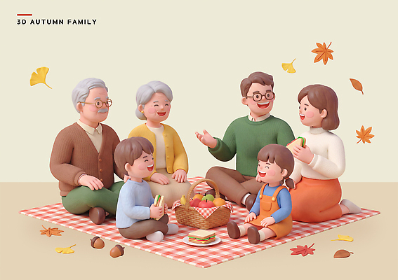 PSD 나무 편집이미지 어린이 음식 단풍 잎 가족 탁자 대화 웃음 바구니 모임 담요 즐거움 돗자리 가을소풍 소풍바구니 편집3D 식물 감정 가구 관계 표정 말하기 사람 소풍 3D 가을 파일형식 계절 생활용품 모션 야외활동 디지털합성 오브젝트