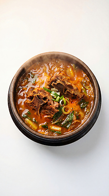 JPG 편집이미지 한식 채소 따뜻함 육류 식사 맛 뚝배기 국물 한정식 끓이기 뼈해장국 편집실사 AI포토 AI콘텐츠 음식 컨셉 식재료 모션 CG 정식 해장국 파일형식 국