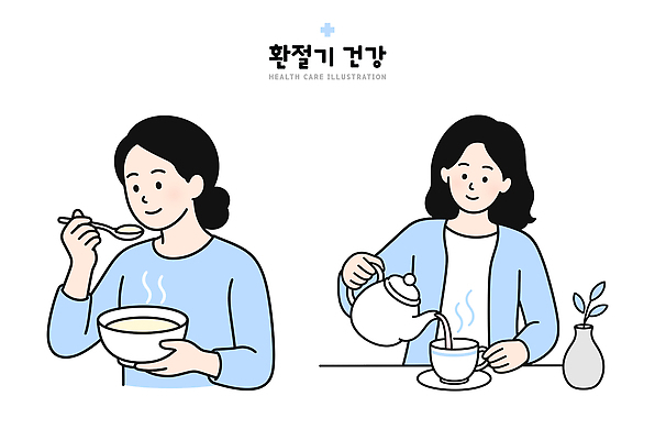 음식 일러스트 휴식 실내 사람 일상 생활 컵 건강관리 식사 붓기 차 수프 즐거움 그림 끓이기 식습관 환절기 국내일러스트 AI파일 식기 계절 감정 음료 컨셉 모션 건강 관리 내부 라이프 파일형식 벡터