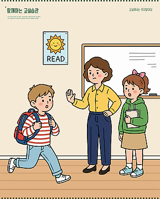 학생 여자 교육 남자 어린이 일러스트 교실 학교 초등학교 대화 책 친구 학습 달리기 교사 교과서 국내일러스트 AI파일 직업 관계 모션 교재 말하기 사람 파일형식 벡터