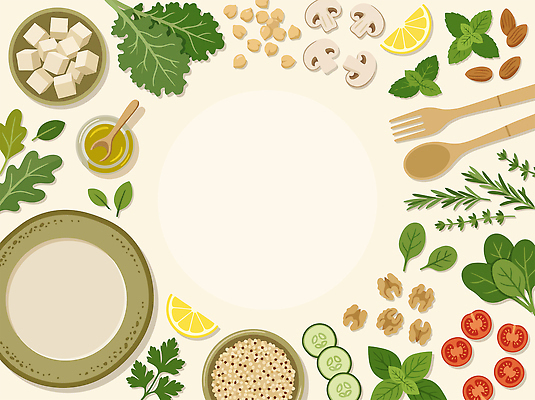 토마토 채소 일러스트 재료 자연 오이 건강 요리 식사 샐러드 견과류 신선 레몬 준비 나물 두부 레시피 바질 비건 국내일러스트 AI파일 음식 과일 생태계 채식주의자 파일형식 벡터 채식