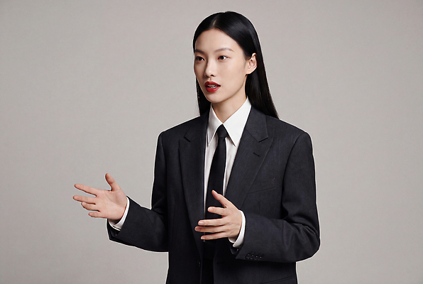 JPG 편집이미지 여자 패션 정장 손짓 비즈니스우먼 발표 의료성형뷰티 편집실사 AI인물포토 AI콘텐츠 옷 비즈니스 모션 사람 직장인 CG 파일형식 AI포토 직업