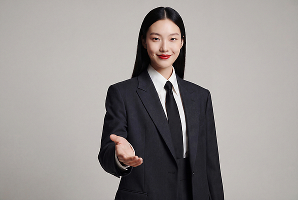 JPG 편집이미지 여자 포즈 비즈니스 사람 정장 손짓 비즈니스우먼 자신감 환영 의료성형뷰티 스타일 편집실사 AI인물포토 AI콘텐츠 옷 감정 모션 직장인 CG 파일형식 AI포토 직업