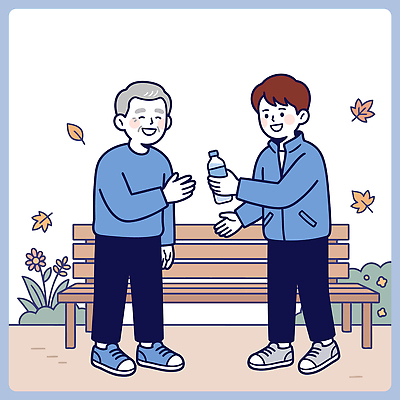나무 공원 노년 남자 꽃 벤치 일러스트 자연 대화 웃음 손짓 일상 친구 물병 마라톤 나눔 친목 치매 치매극복의날 국내일러스트 AI파일 식물 공공시설 기념일 의자 관계 모션 표정 말하기 사람 경기 성인 라이프 질병 물통 육상스포츠 생태계 파일형식 벡터 스포츠 가구 의학 이벤트 생활 시설 생활용품 오브젝트