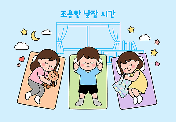 인형 일러스트 창문 침구 휴식 소녀 소년 친구 평화 유치원 유치원생 방 침대 잠 편안함 낮잠 카드뉴스 국내일러스트 AI파일 여자 교육 남자 어린이 가구 컨셉 관계 감각 파일형식 벡터 생활용품 사람 오브젝트