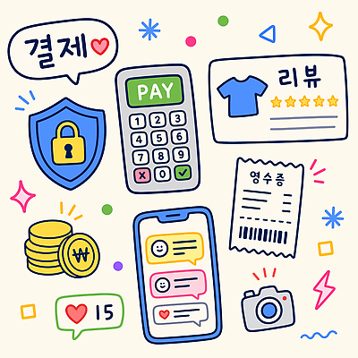 돈 일러스트 스마트폰 쇼핑 세트 카메라 동전 거래 메시지 어플리케이션 소비 보호 낙서 알림 오브젝트 결제 손그림 온라인 리뷰 별점 사용자 국내일러스트 AI파일 컨셉 전자제품 핸드폰 스마트기기 재산 점수 평가 파일형식 벡터 금융 경제