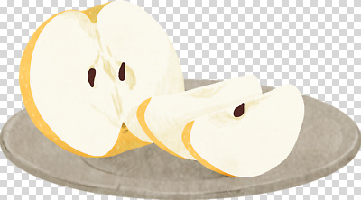 편집이미지 접시 음식 조각 과일 재료 디저트 건강 요리 내부 노란색 식사 신선 사과 PNG 식기 컬러 파일형식