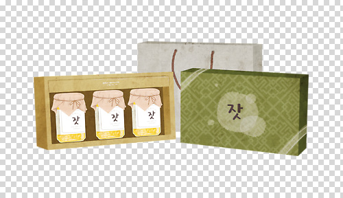 편집이미지 전통 디자인 음식 포장 봉투 선물 초록색 상자 노란색 항아리 상품 준비 PNG 컬러 도자기 파일형식