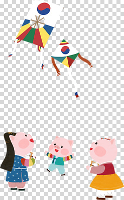 편집이미지 전통 가족 놀이 하늘 엄마 한국 풍경 축제 봄 농촌 아기 돼지 연 연날리기 PNG 계절 아시아 포유류 관계 사람 놀이용품 전통놀이 시골 파일형식 동물 나라 오브젝트