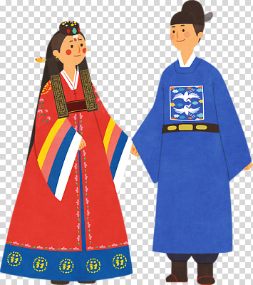 편집이미지 전통 손 옷 여자 남자 문화 한국 이벤트 빨간색 파란색 전통의상 한복 PNG 한국전통 아시아 컬러 사람 신체부위 파일형식 나라